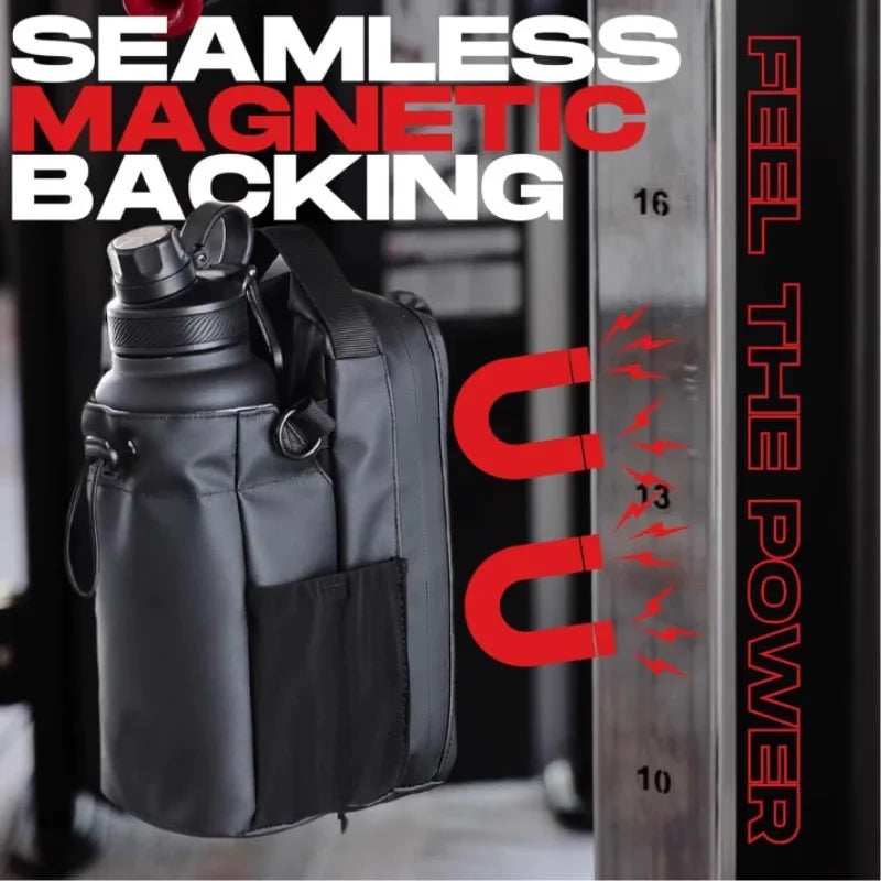 Bolsa magnética deportiva para gimnasio. Máximo rendimiento, cero distracciones.